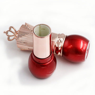 ABS Crown Custom Lipstick Containers Нерегулярная форма Красный цвет